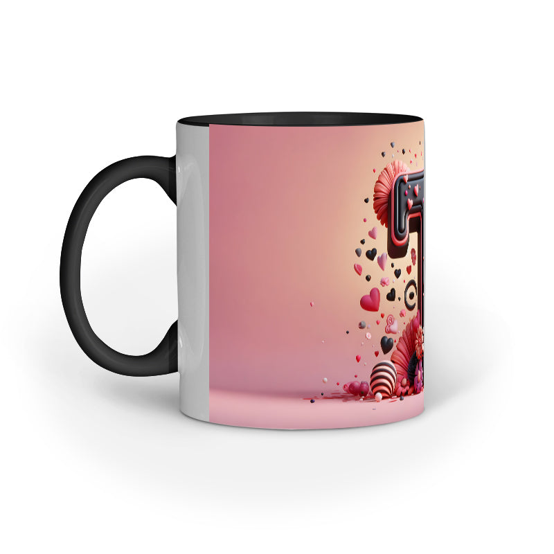 Valentine Alphabet T Mug