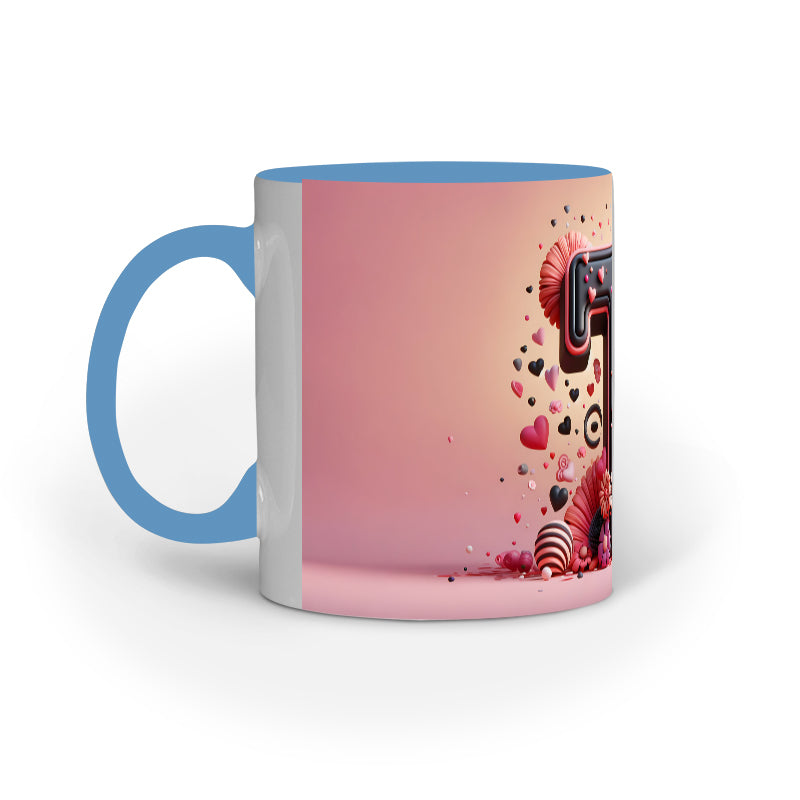 Valentine Alphabet T Mug