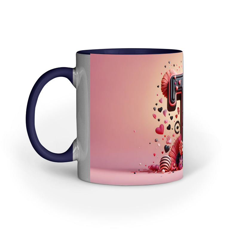 Valentine Alphabet T Mug