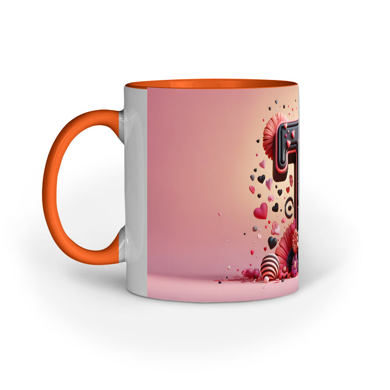 Valentine Alphabet T Mug