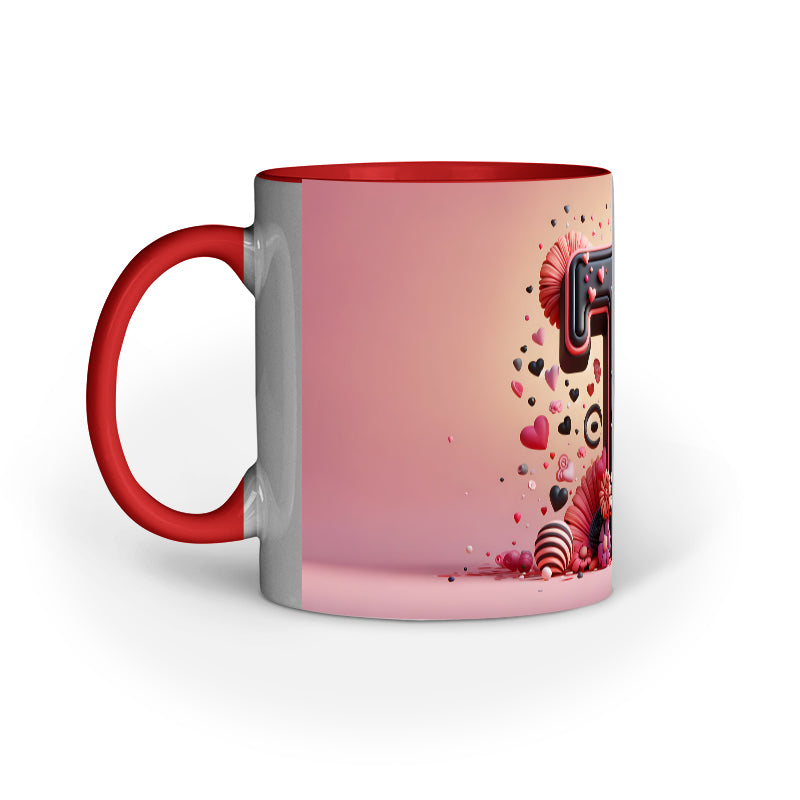 Valentine Alphabet T Mug