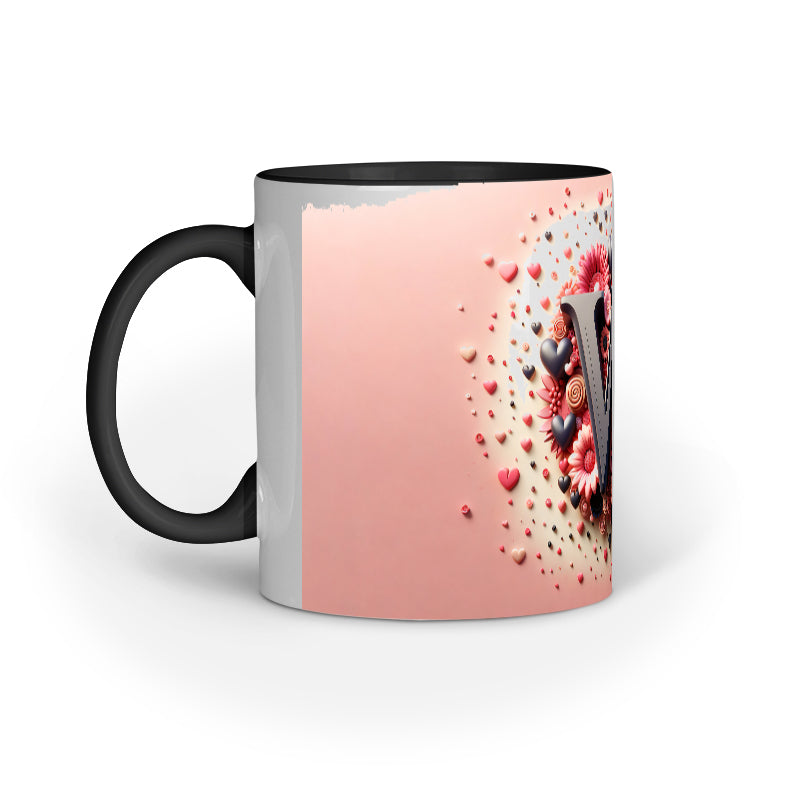 Valentine Alphabet W Mug