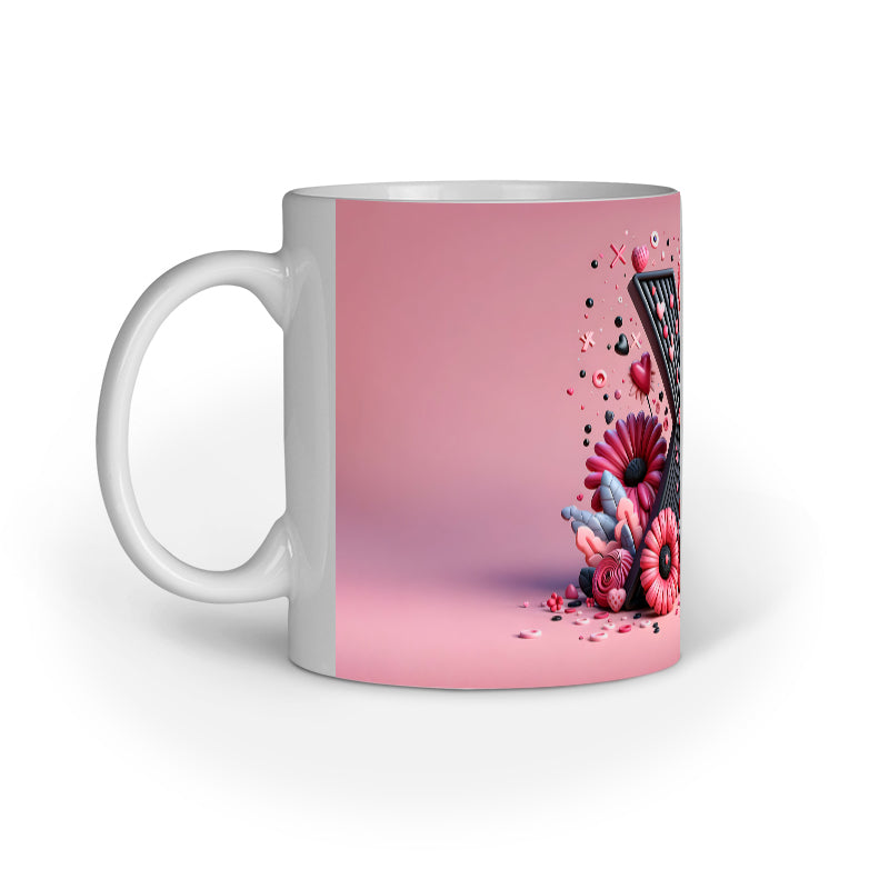 Valentine Alphabet X Mug