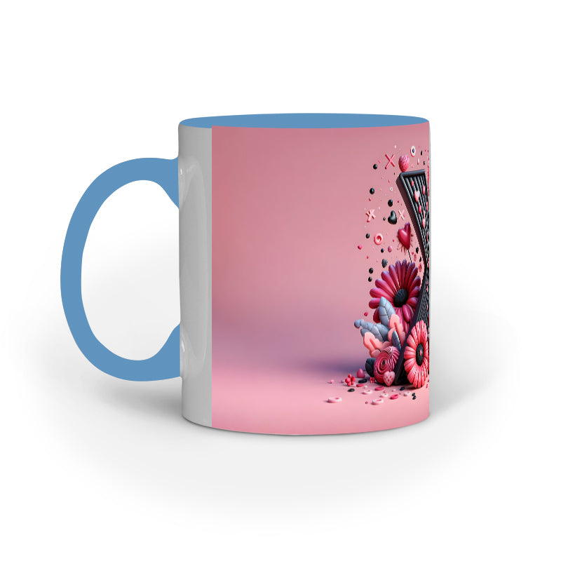 Valentine Alphabet X Mug