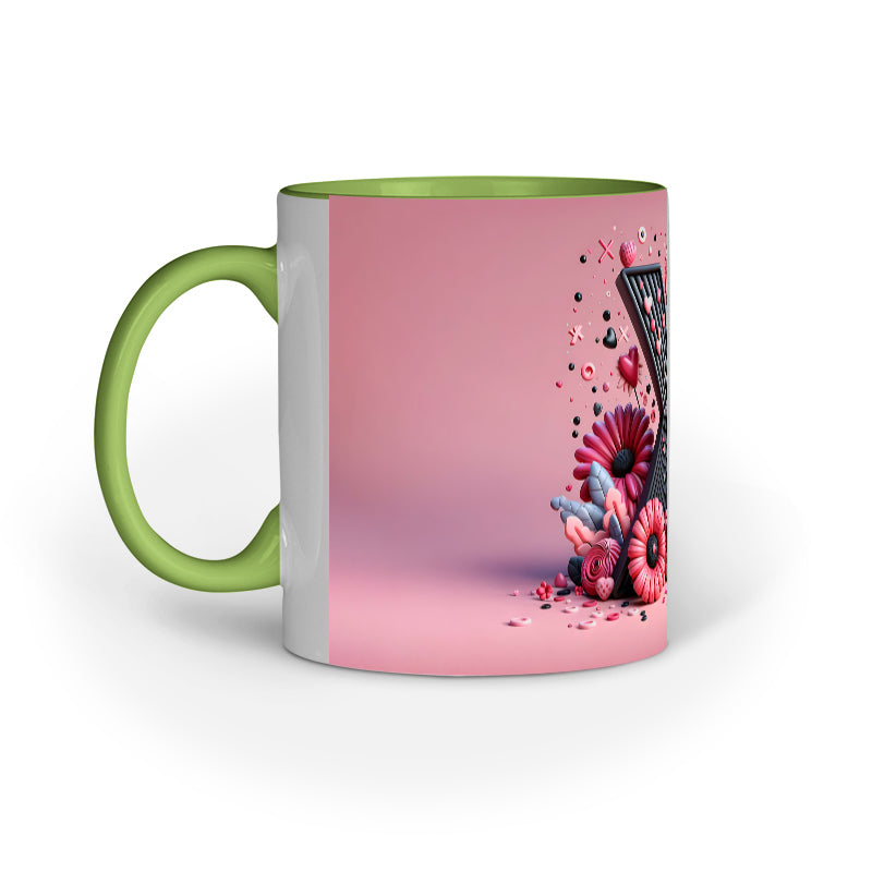 Valentine Alphabet X Mug