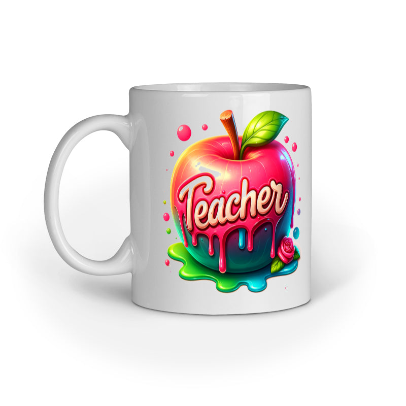 3D Apple Teacher Mug