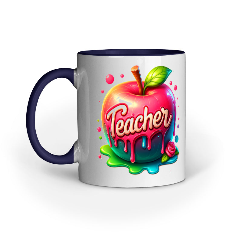 3D Apple Teacher Mug