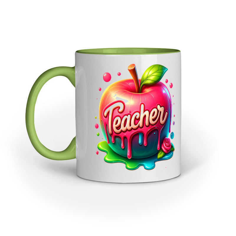 3D Apple Teacher Mug