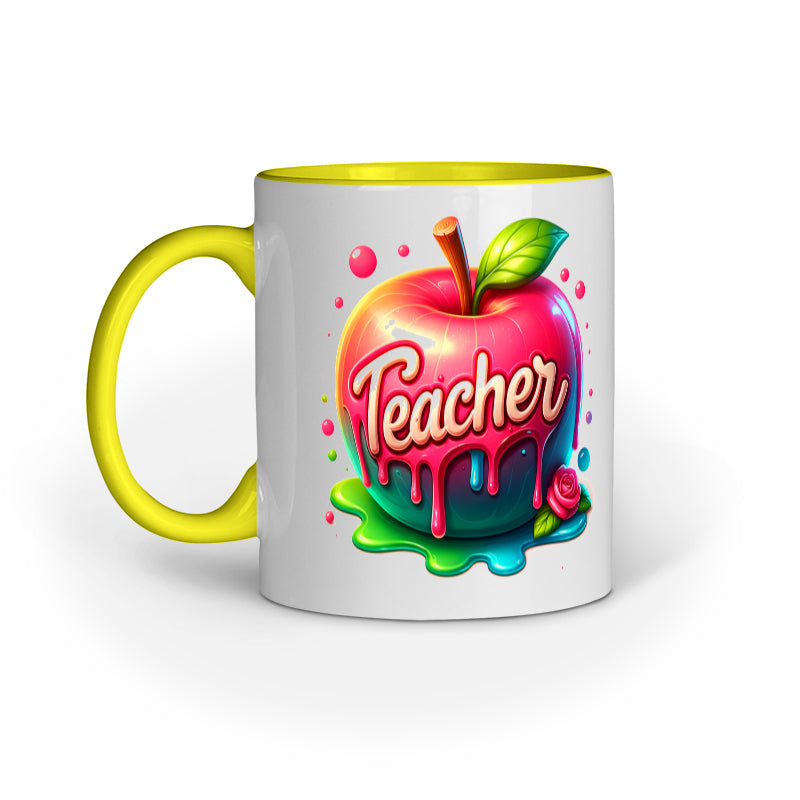3D Apple Teacher Mug