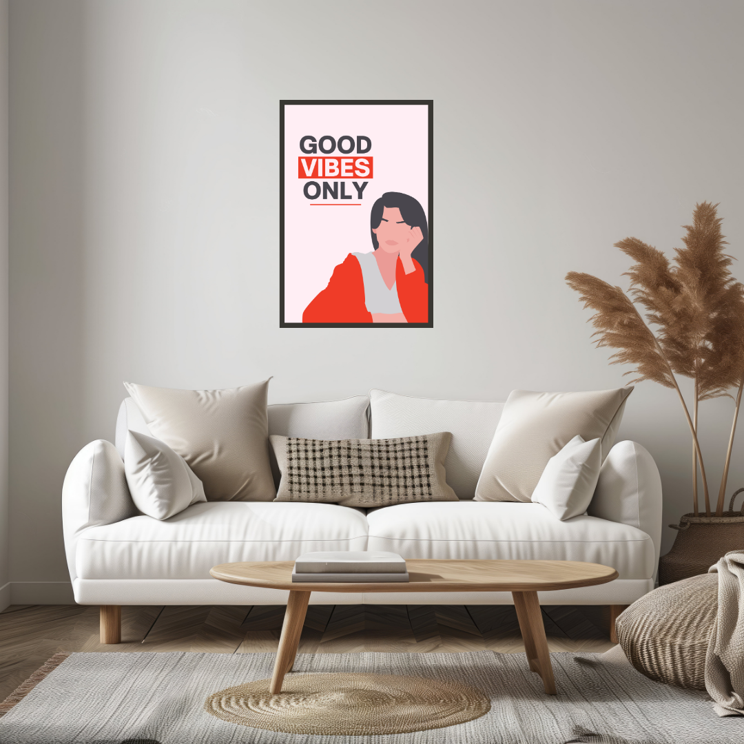 Good Vibes Only - Inspiring Wall Art