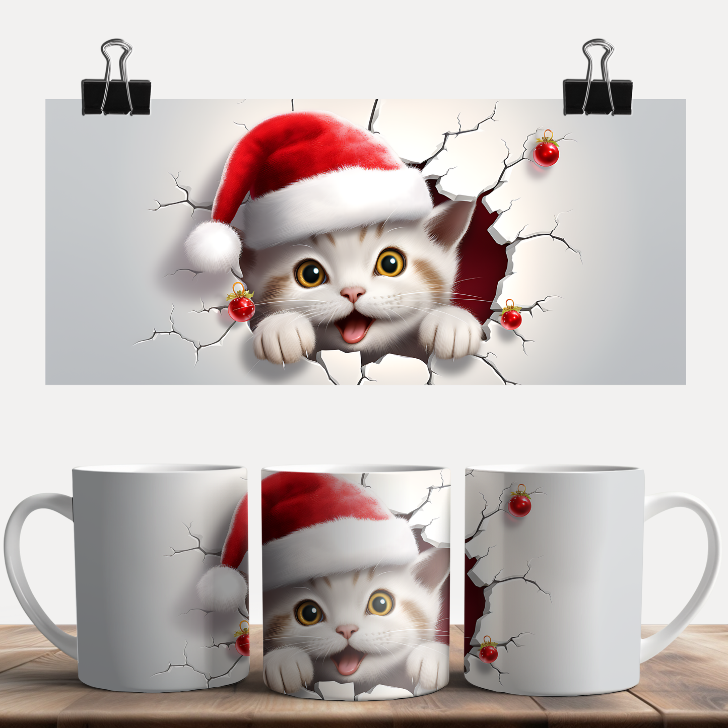 Christmas Cat Mug