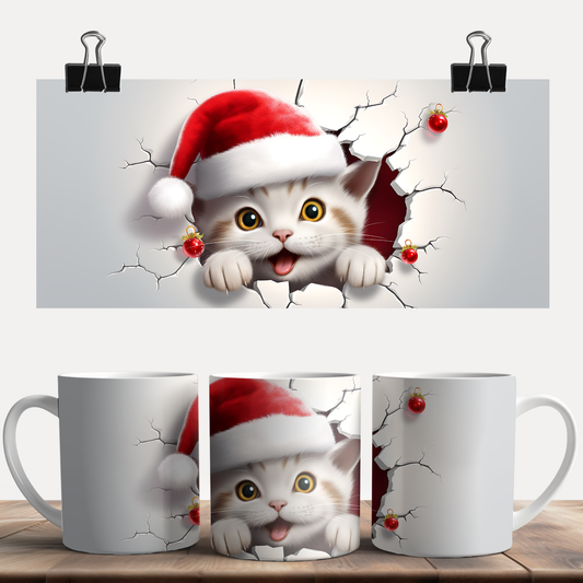 Christmas Cat Mug